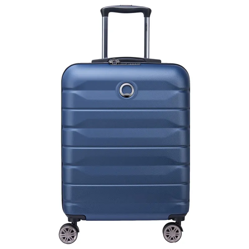 Delsey Paris Air Armour Slimline - 4-Rollen Kabinentrolley S 55 cm (nachtblau)