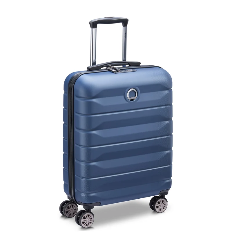 Delsey Paris Air Armour Slimline - 4-Rollen Kabinentrolley S 55 cm (nachtblau)