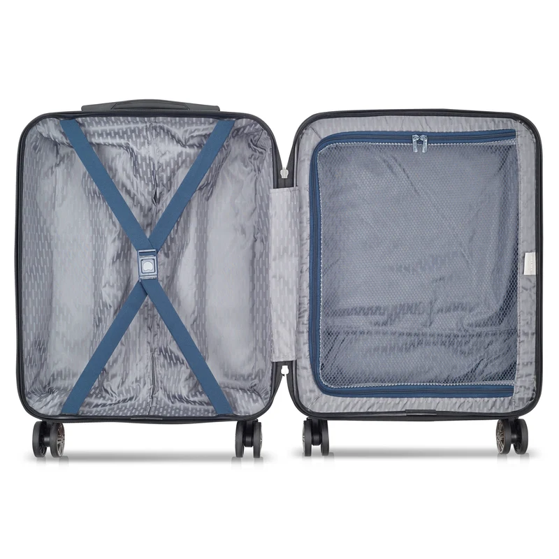 Delsey Paris Air Armour Slimline - 4-Rollen Kabinentrolley S 55 cm (nachtblau)