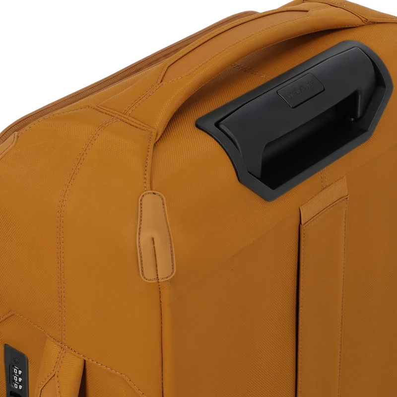 Travelite Priima - 4-Rollen-Trolley L 79 cm erw. (curry)