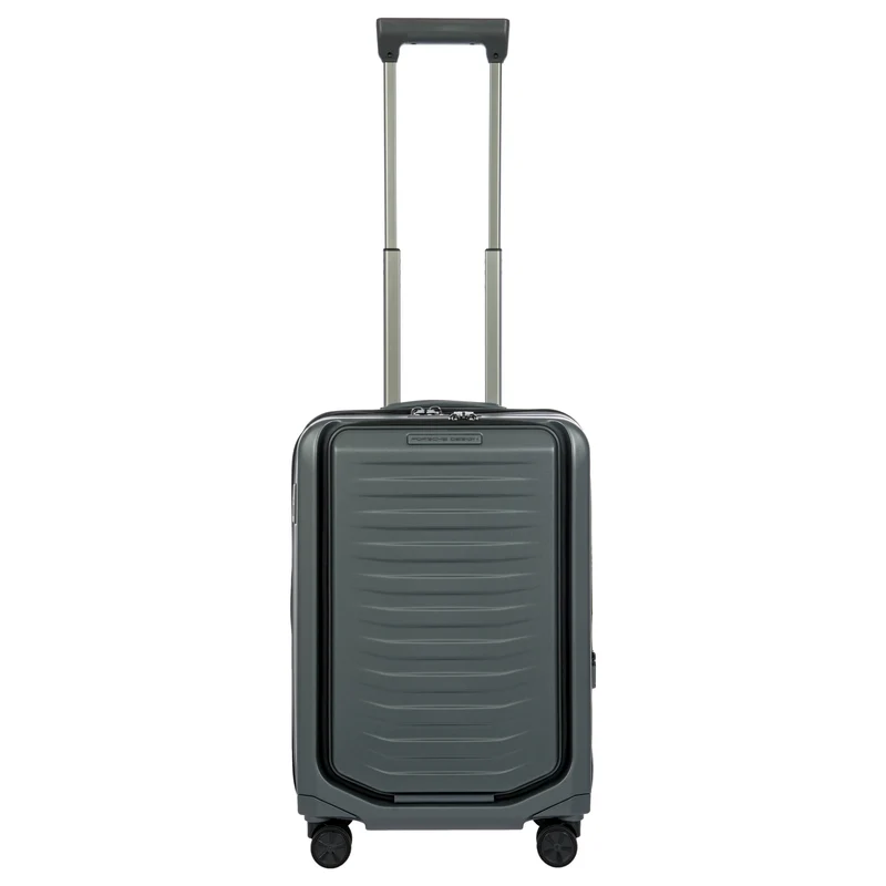 Porsche Design Roadster Hardcase - 4-Rollen-Kabinentrolley mit Vortasche S 55 cm (grey matt)
