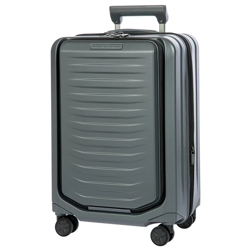 Porsche Design Roadster Hardcase - 4-Rollen-Kabinentrolley mit Vortasche S 55 cm (grey matt)
