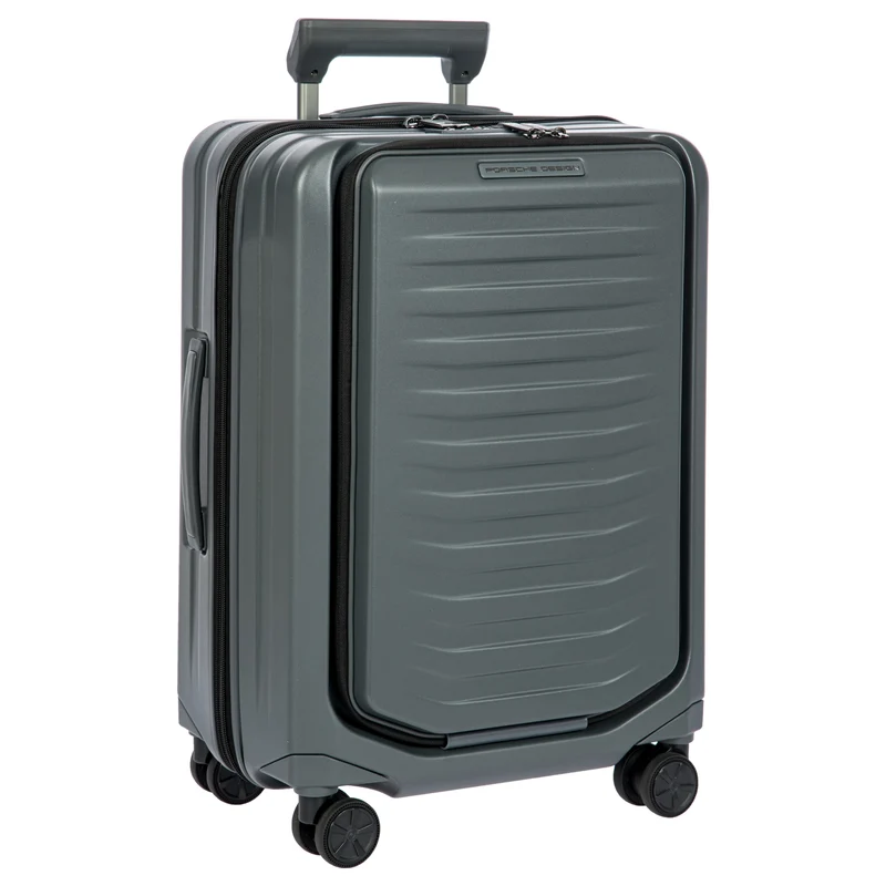 Porsche Design Roadster Hardcase - 4-Rollen-Kabinentrolley mit Vortasche S 55 cm (grey matt)