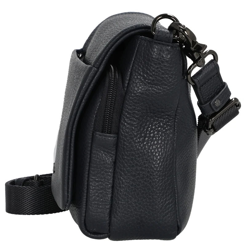 Mandarina Duck Mellow Leather - Umhängetasche 22 cm (dress blue)