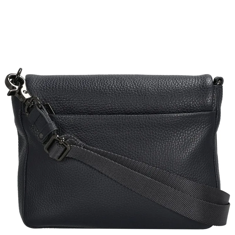 Mandarina Duck Mellow Leather - Umhängetasche 22 cm (dress blue)