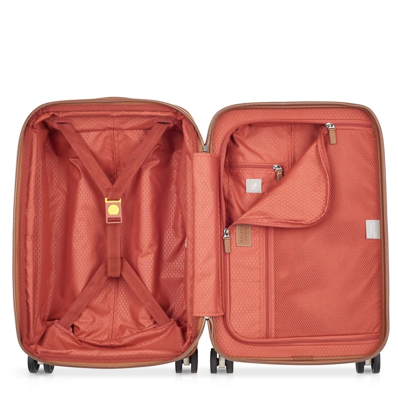 Delsey Paris Chatelet Air 2.0 - 4-Rollen-Kabinentrolley 55 cm erw. 14" USB (angora)