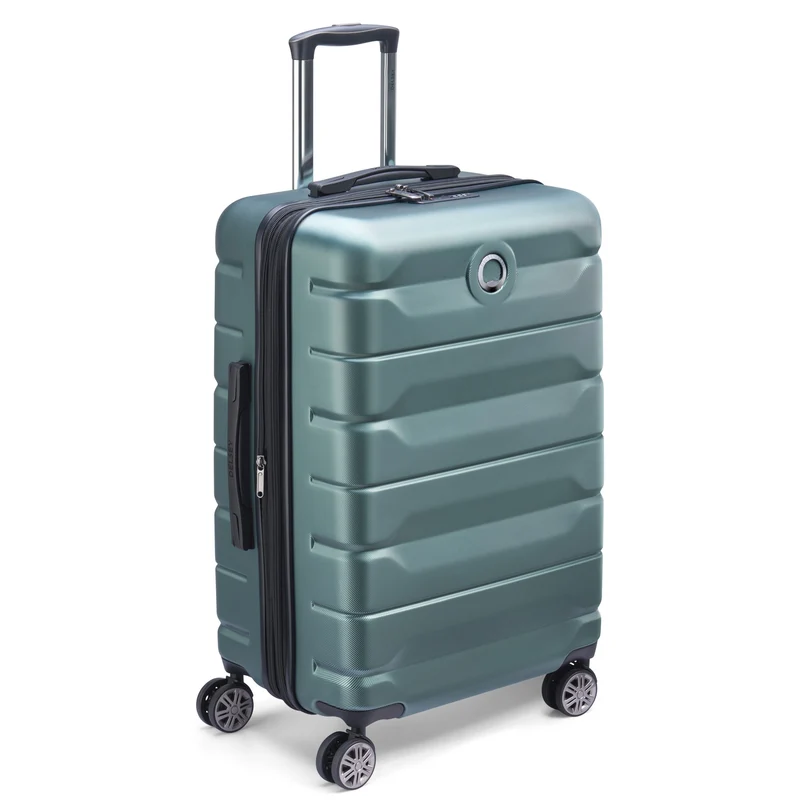 Delsey Paris Air Armour - 4-Rollen-Trolley M 68 cm erw. (grün)