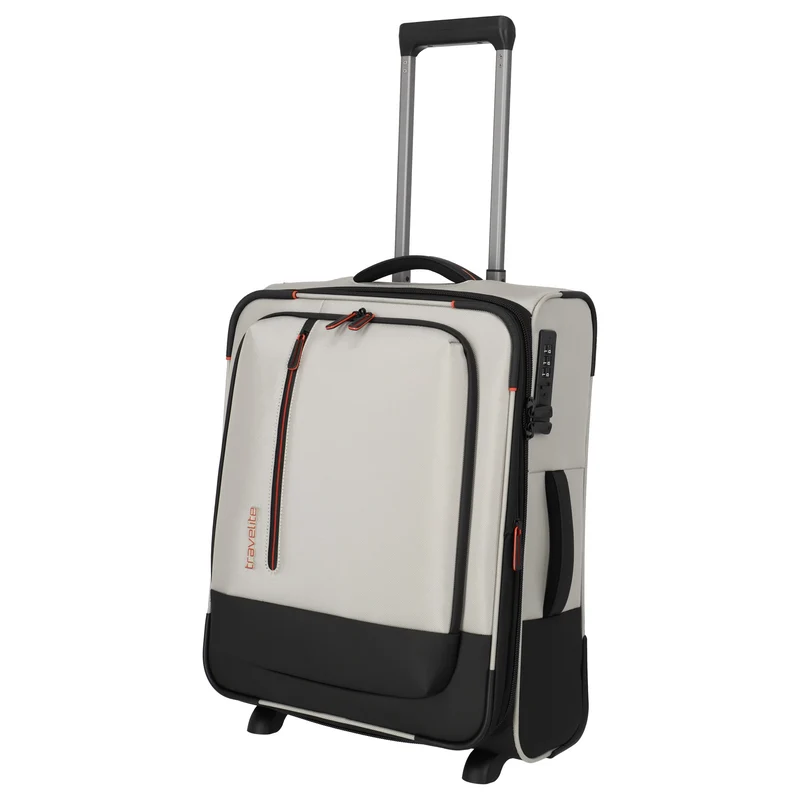 Travelite Crosslite - 2-Rollen-Kabinentrolley S 54 cm erw. (natur)