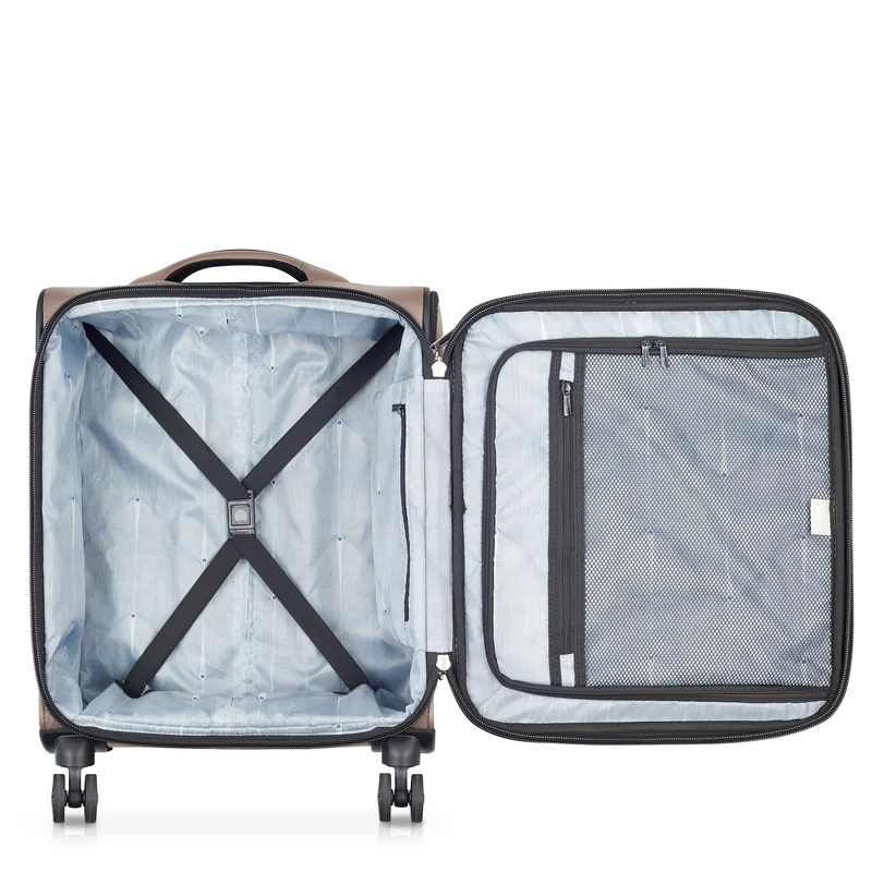 Delsey Paris Sky Max 2.0 Slim Line - 4-Rollen-Kabinentrolley 55 cm (beige)