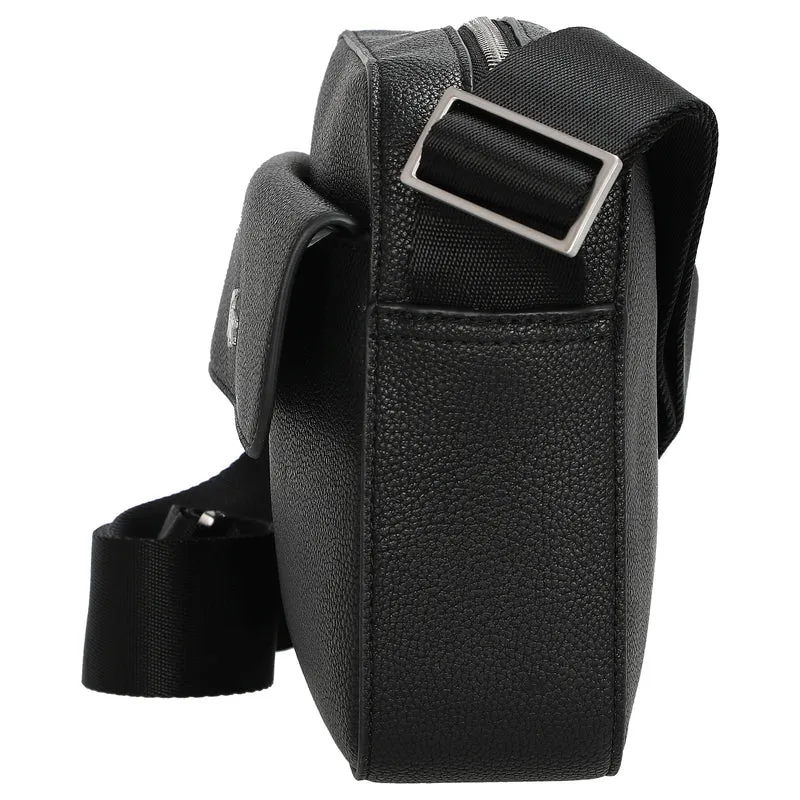 Lacoste Nomogramme Embossed - Umhängetasche 23 cm (noir)