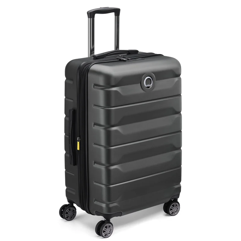 Delsey Paris Air Armour - 4-Rollen-Trolley M 68 cm erw. (schwarz)