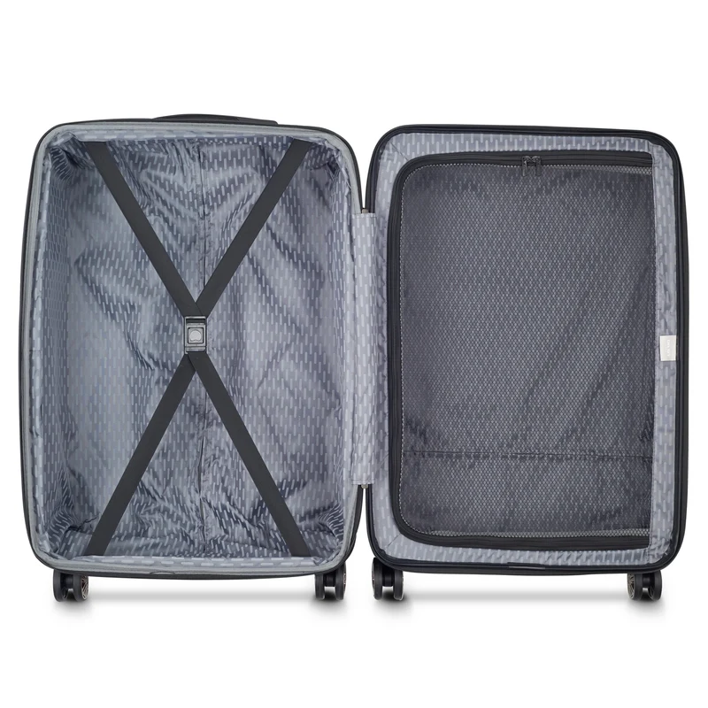 Delsey Paris Air Armour - 4-Rollen-Trolley M 68 cm erw. (schwarz)