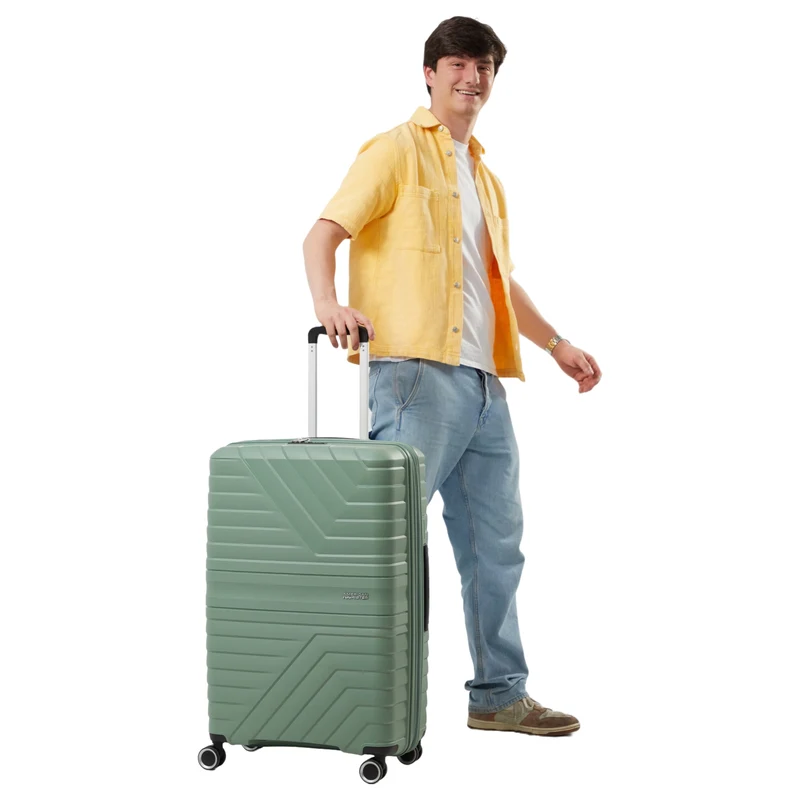 American Tourister Selection Flytwist - 4-Rollen-Trolley 78 cm erw. (grün)