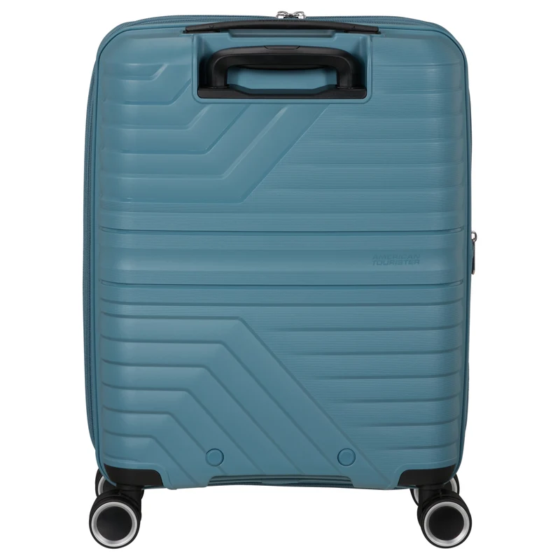American Tourister Selection Flytwist - 4-Rollen-Kabinentrolley 55 cm erw. (blau)