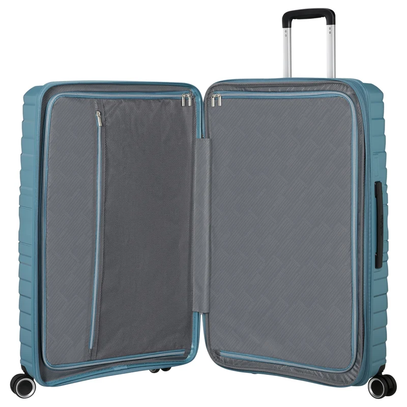 American Tourister Selection Flytwist - 4-Rollen-Trolley 78 cm erw. (blau)