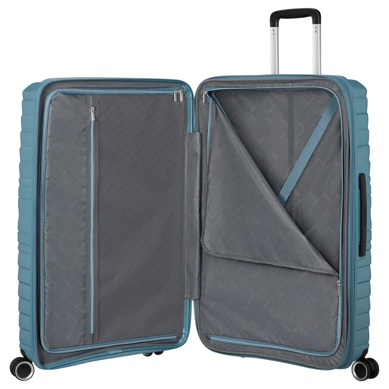 American Tourister Selection Flytwist - 4-Rollen-Trolley 78 cm erw. (blau)