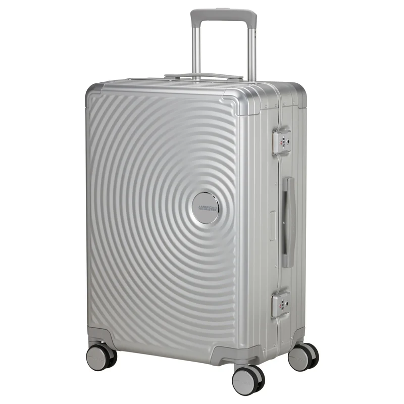 American Tourister Selection Soundbox Alu - 4-Rollen-Trolley 68 cm (silber)