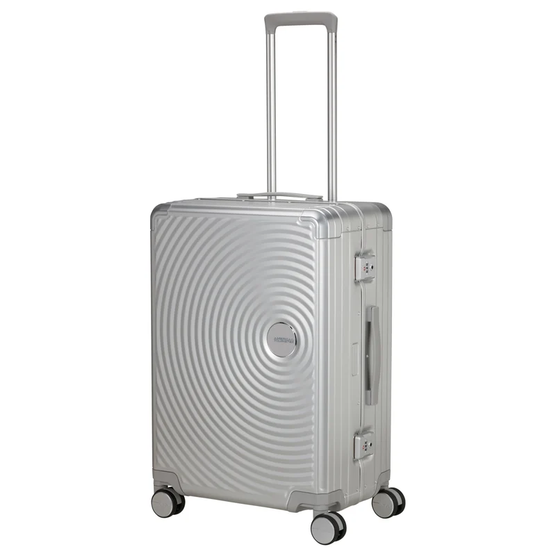 American Tourister Selection Soundbox Alu - 4-Rollen-Trolley 68 cm (silber)