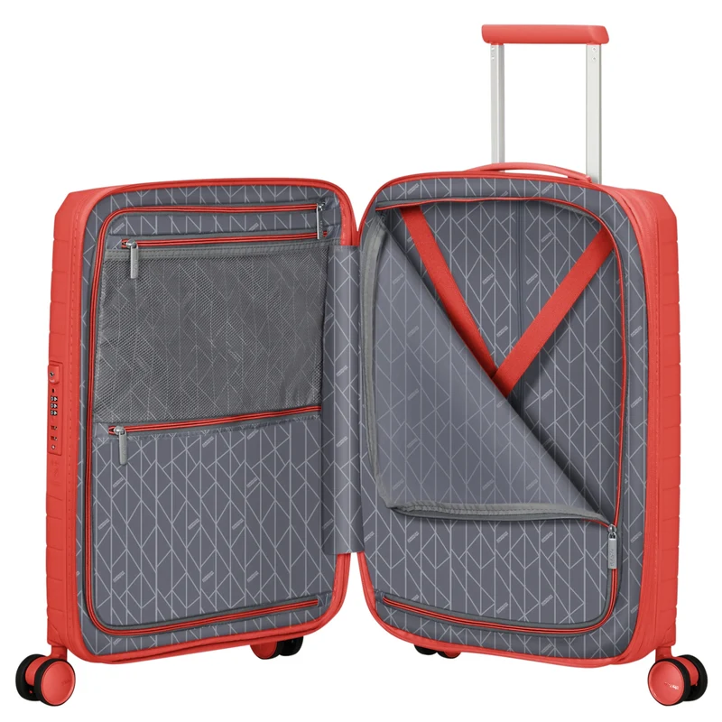 American Tourister Selection Fastforward - 4-Rollen-Kabinentrolley 55 cm erw. (orange)