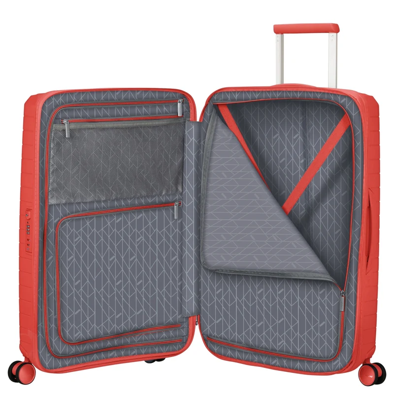 American Tourister Selection Fastforward - 4-Rollen-Trolley 68 cm erw. (orange)