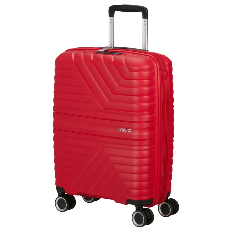 American Tourister Selection Flytwist - 4-Rollen-Kabinentrolley 55 cm erw. (rot)