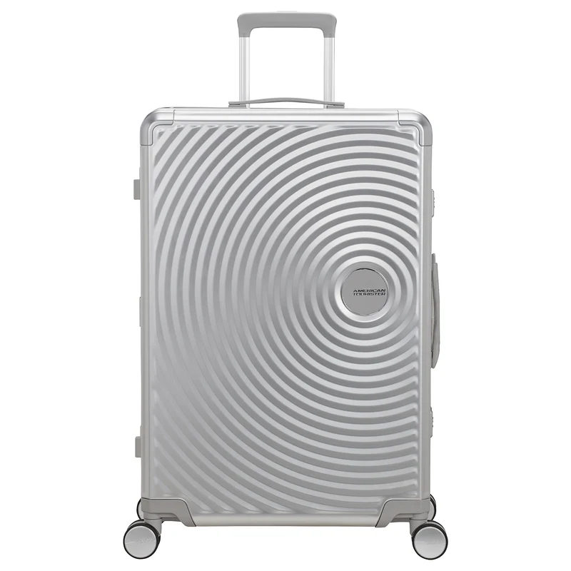 American Tourister Selection Soundbox Alu - 4-Rollen-Trolley 77 cm (silber)