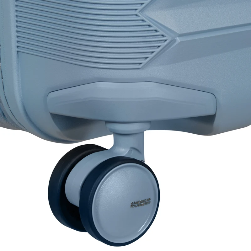 American Tourister Selection Fastforward - 4-Rollen-Trolley 68 cm erw. (blau)