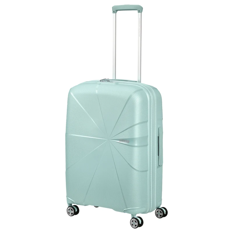 American Tourister Starvibe - 4-Rollen-Trolley 67 cm erw. (blau)