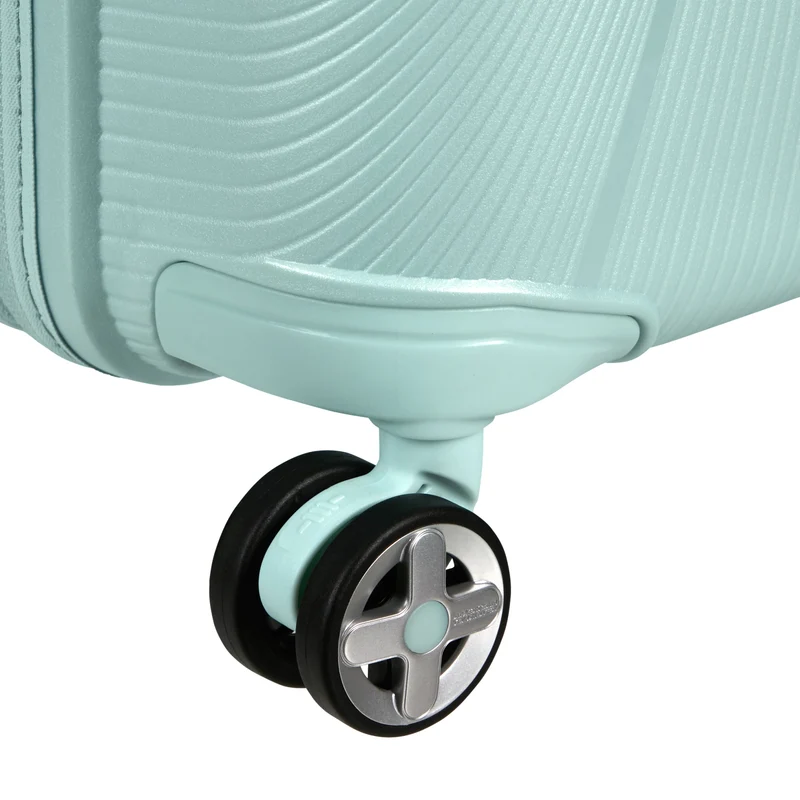 American Tourister Starvibe - 4-Rollen-Trolley 67 cm erw. (blau)