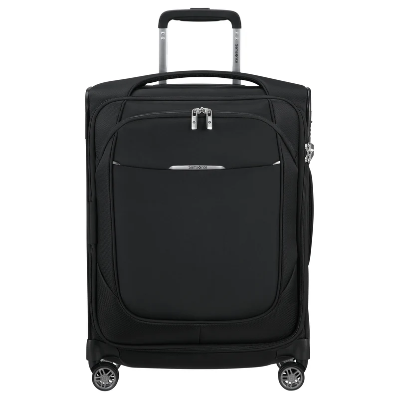 Samsonite Selection Re-Lite - 4-Rollen-Kabinentrolley 55 cm erw. (schwarz)