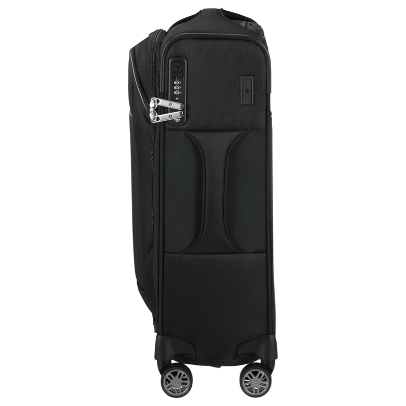 Samsonite Selection Re-Lite - 4-Rollen-Kabinentrolley 55 cm erw. (schwarz)