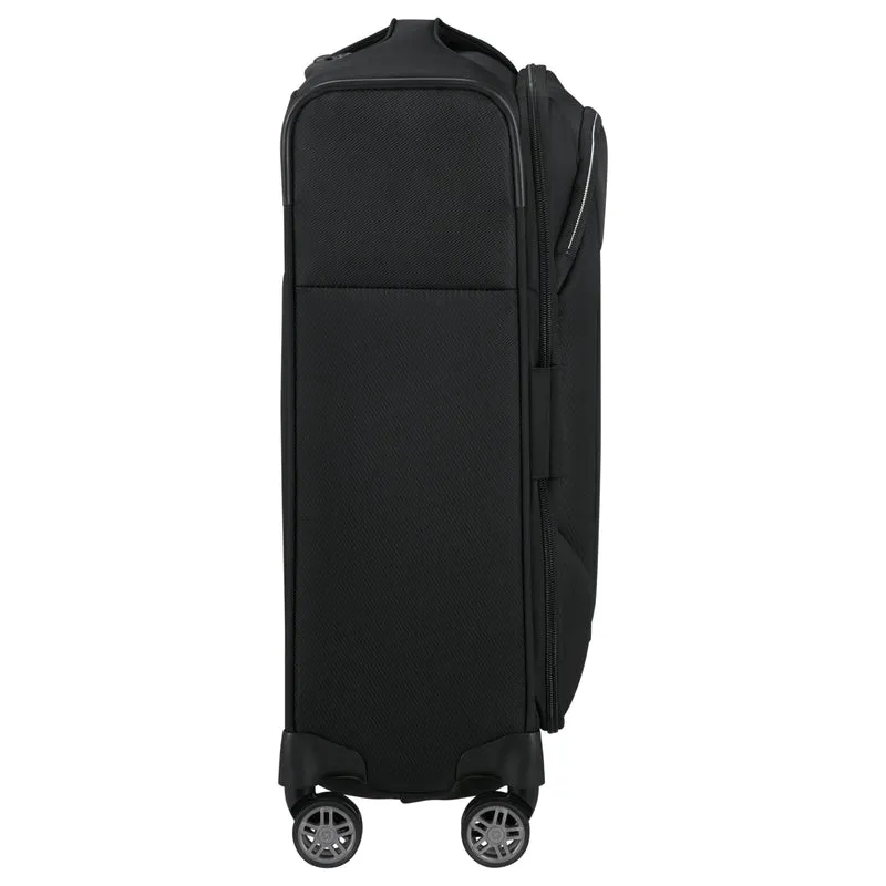 Samsonite Selection Re-Lite - 4-Rollen-Kabinentrolley 55 cm erw. (schwarz)
