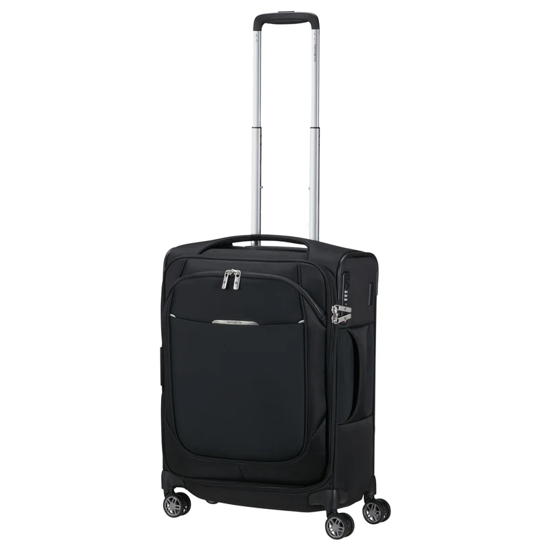 Samsonite Selection Re-Lite - 4-Rollen-Kabinentrolley 55 cm erw. (schwarz)