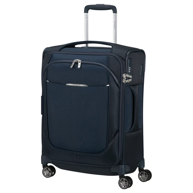 Samsonite Selection Re-Lite - 4-Rollen-Kabinentrolley 55 cm erw. (midnight blue)