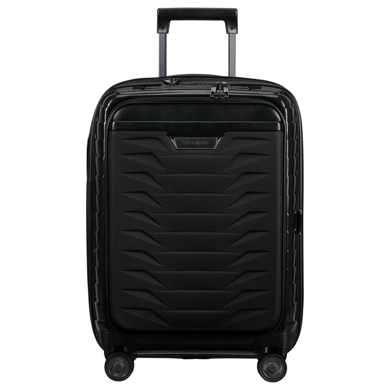 Samsonite Selection - Proxis 4-Rollen-Kabinentrolley mit Vortasche 55 cm erw. (black)
