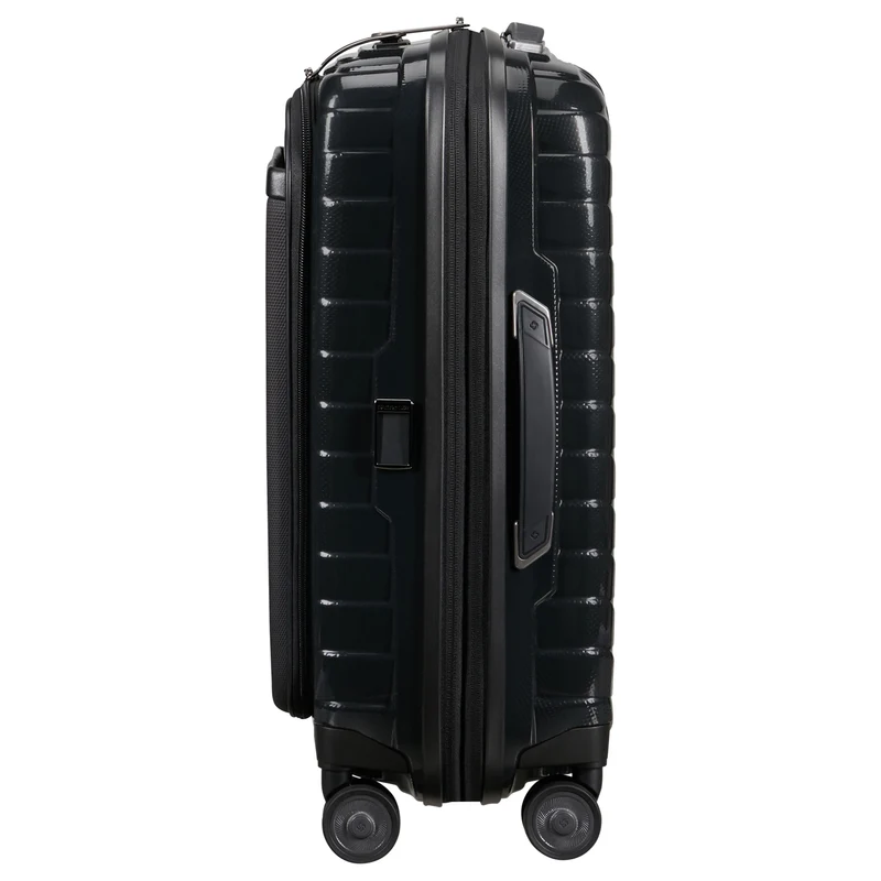 Samsonite Selection - Proxis 4-Rollen-Kabinentrolley mit Vortasche 55 cm erw. (black)