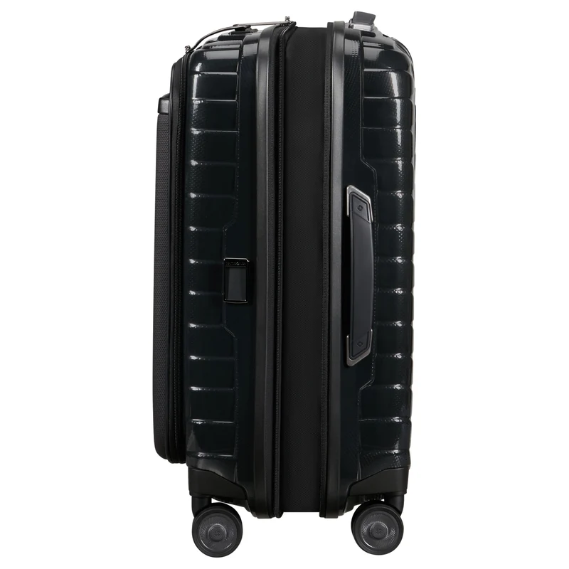 Samsonite Selection - Proxis 4-Rollen-Kabinentrolley mit Vortasche 55 cm erw. (black)