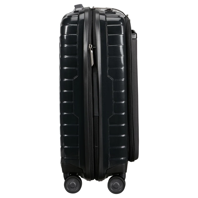Samsonite Selection - Proxis 4-Rollen-Kabinentrolley mit Vortasche 55 cm erw. (black)