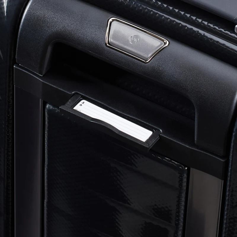 Samsonite Selection - Proxis 4-Rollen-Kabinentrolley mit Vortasche 55 cm erw. (black)