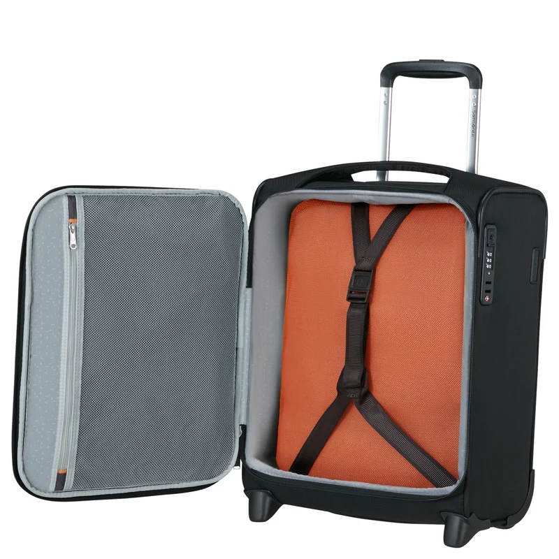 Samsonite Selection Re-Lite Underseater - 2-Rollen-Kabinentrolley 45 cm (schwarz)