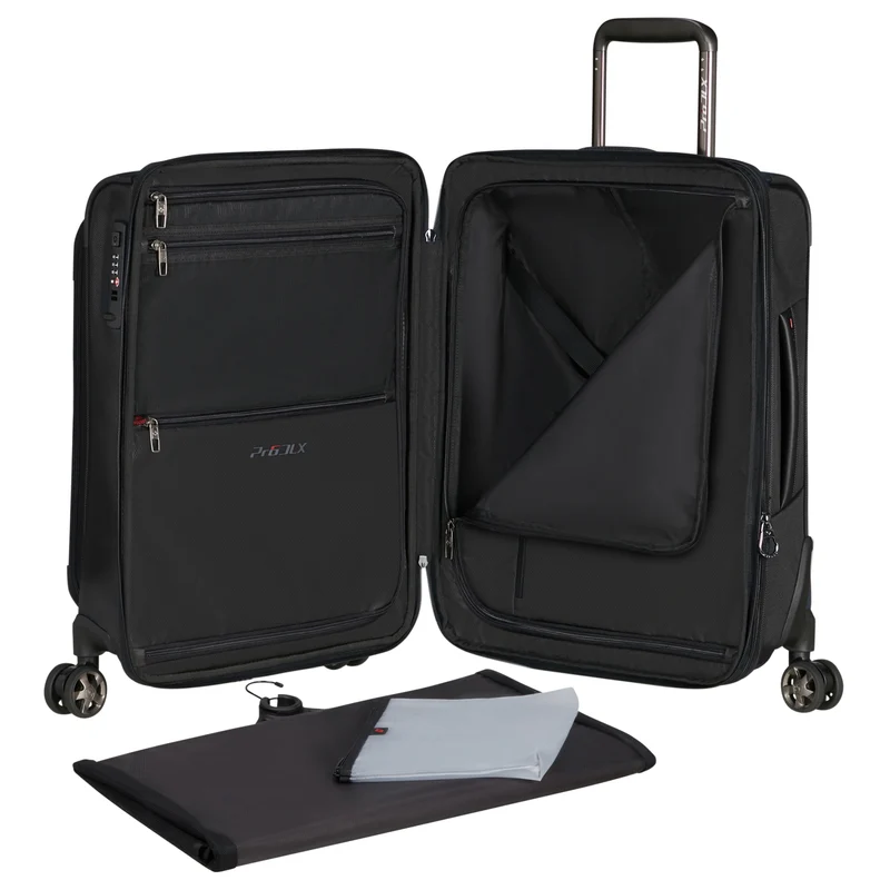 Samsonite Selection - Pro-Dlx 6 4-Rollen-Kabinentrolley 55 cm erw. (black)