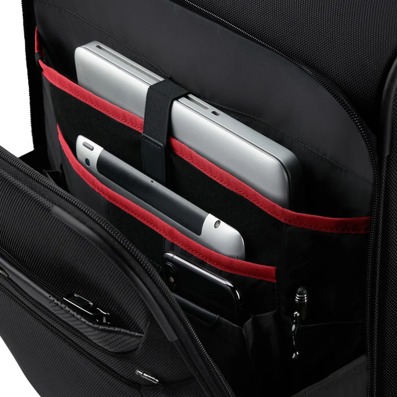 Samsonite Selection - Pro-Dlx 6 4-Rollen-Kabinentrolley 55 cm erw. (black)