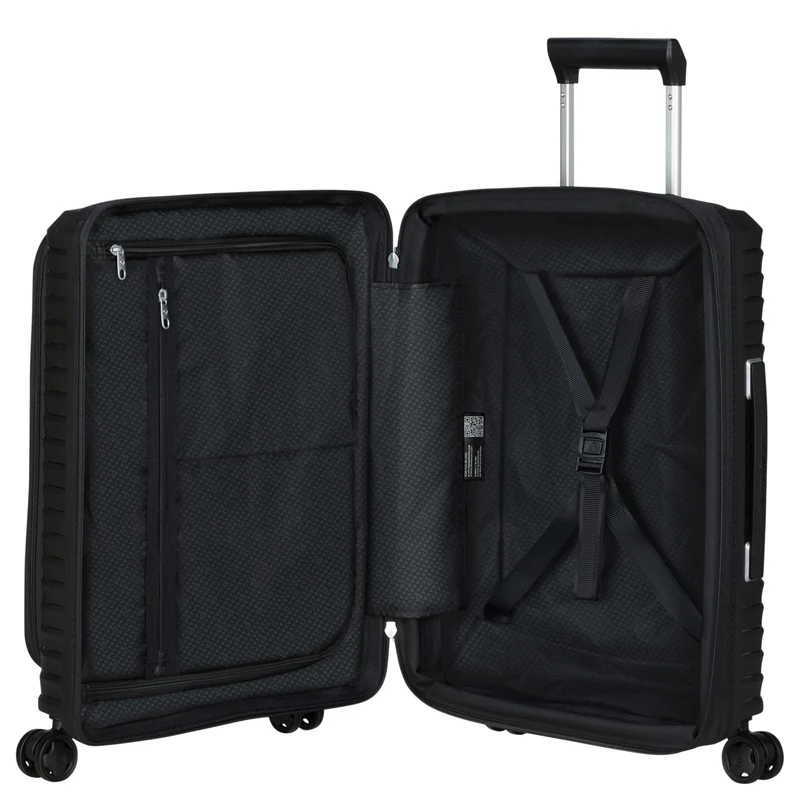 Samsonite Selection Upscape Easy Access - 4-Rollen-Kabinentrolley 55 cm erw. (schwarz)
