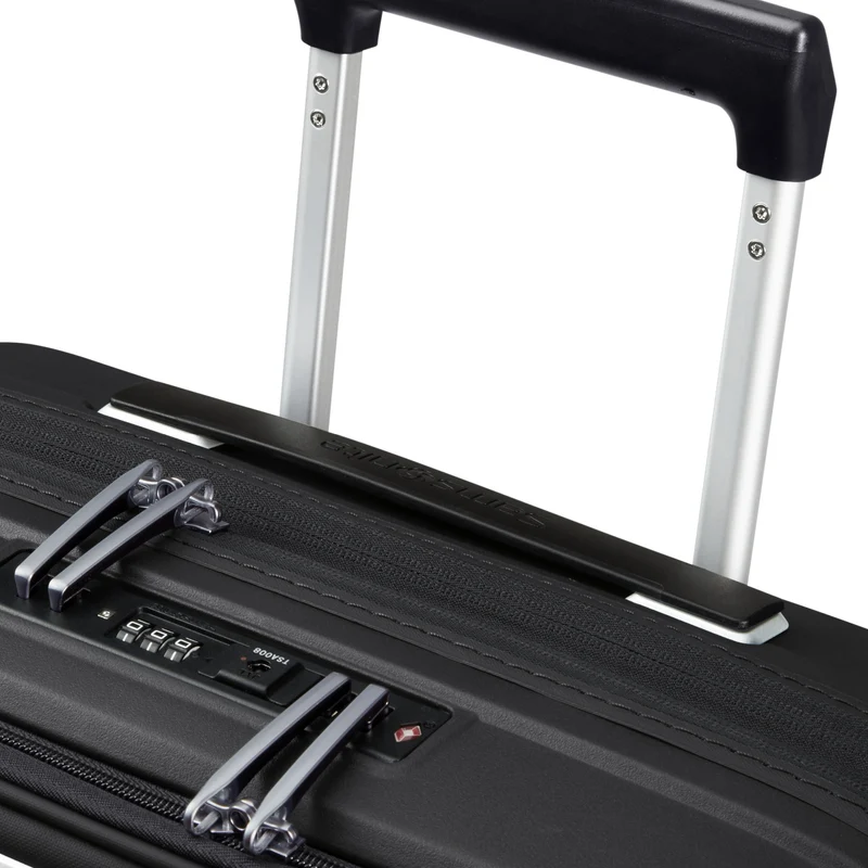 Samsonite Selection Upscape Easy Access - 4-Rollen-Kabinentrolley 55 cm erw. (schwarz)