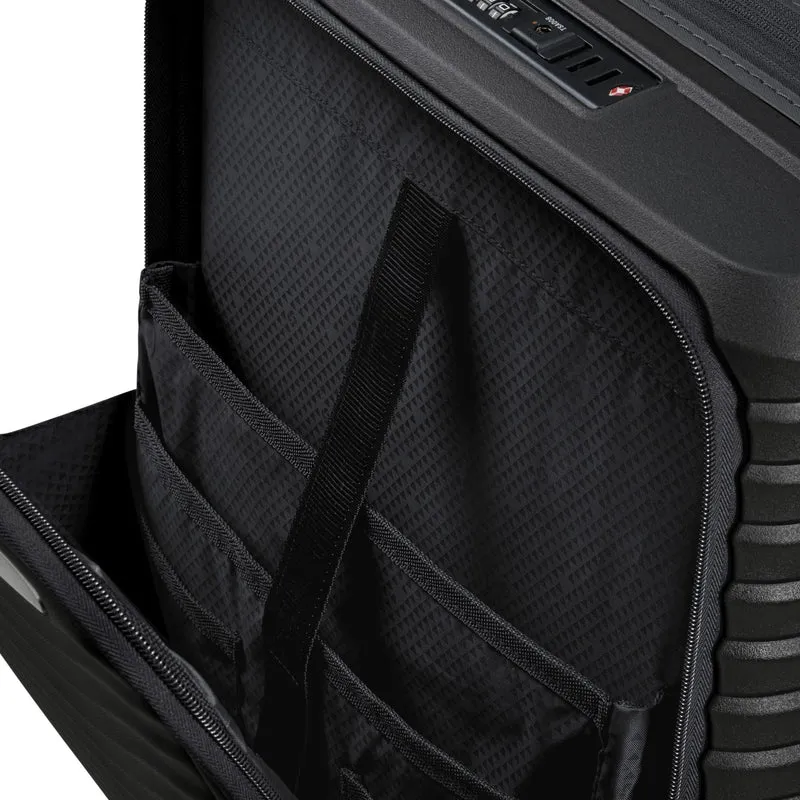 Samsonite Selection Upscape Easy Access - 4-Rollen-Kabinentrolley 55 cm erw. (schwarz)