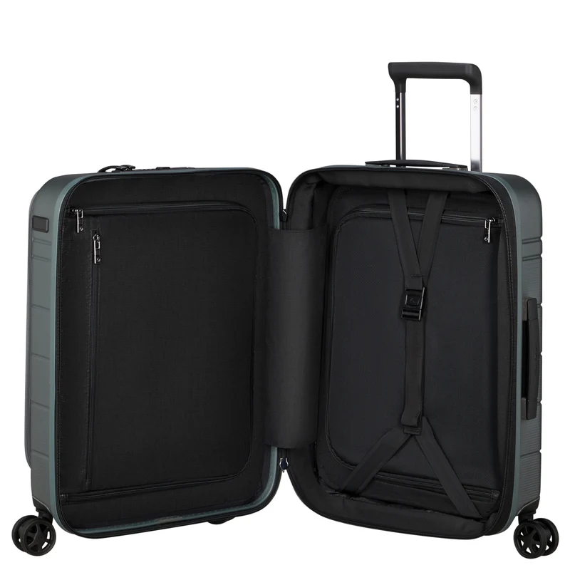 Samsonite Selection Neopod Easy Access - 4-Rollen-Kabinentrolley 55 cm erw. (sage khaki)