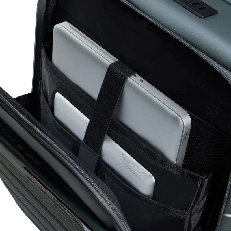 Samsonite Selection Neopod Easy Access - 4-Rollen-Kabinentrolley 55 cm erw. (sage khaki)
