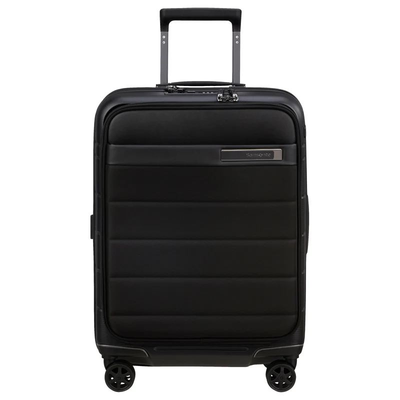Samsonite Selection Neopod Easy Access - 4-Rollen-Kabinentrolley 55 cm erw. (schwarz)
