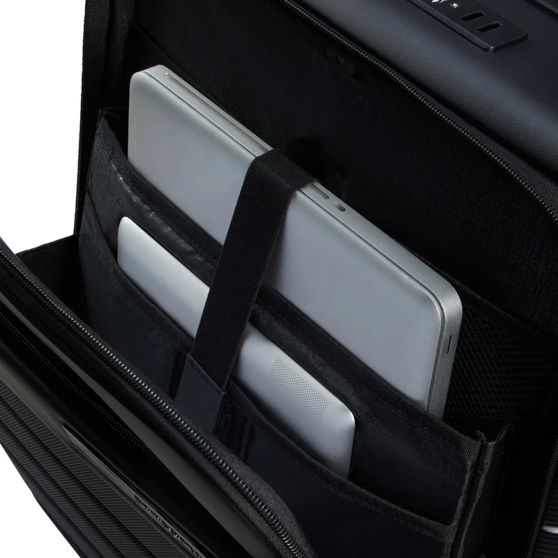 Samsonite Selection Neopod Easy Access - 4-Rollen-Kabinentrolley 55 cm erw. (schwarz)
