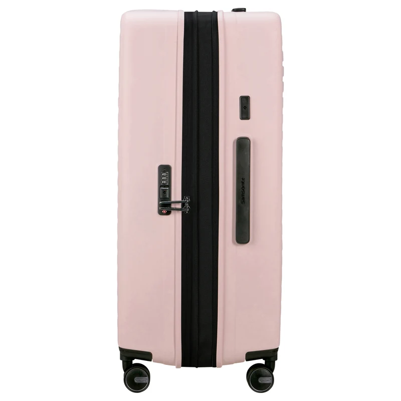 Samsonite Selection Restackd - 4-Rollen-Trolley 75 cm L erw. mit 3tlg. Packsack-Set (rose)